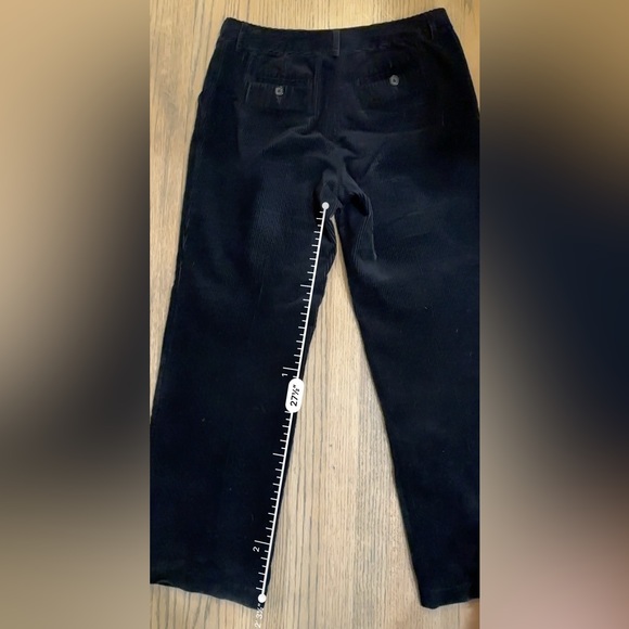 Boden Black Corduroy Pants-Size 10R - Picture 4 of 6